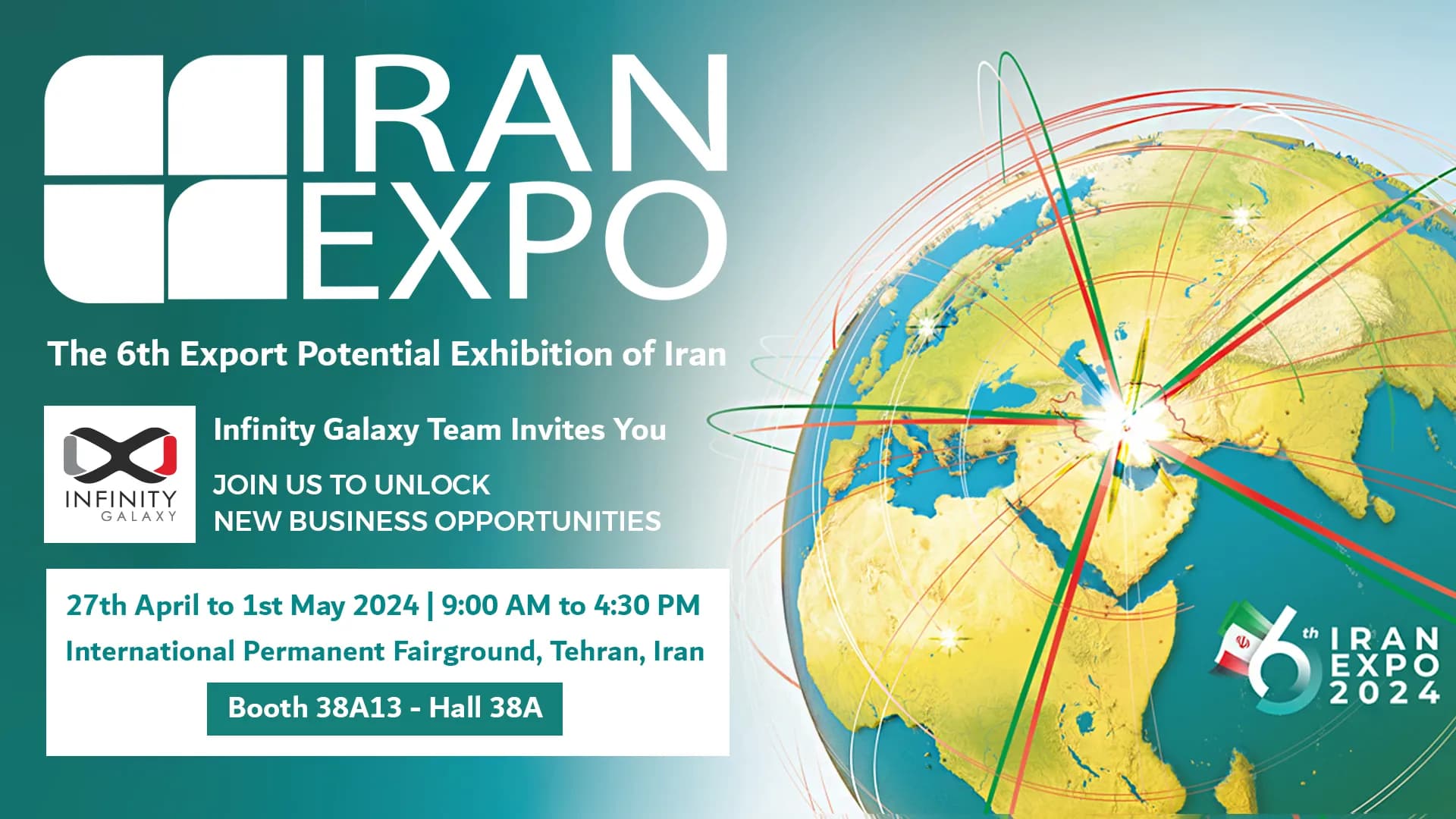 Infinity Galaxy Presence in Iran EXPO 2024