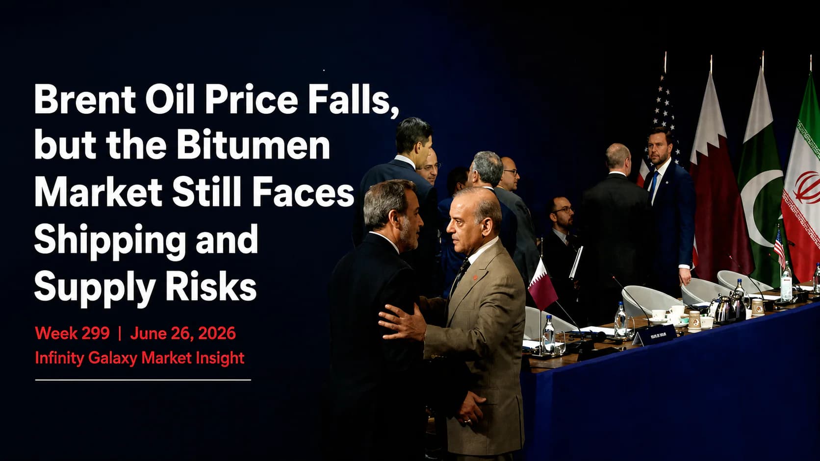 Weekly Bitumen Report: Brent Oil Price Falls, but the Bitumen Market is Still Dependent on Other Factors