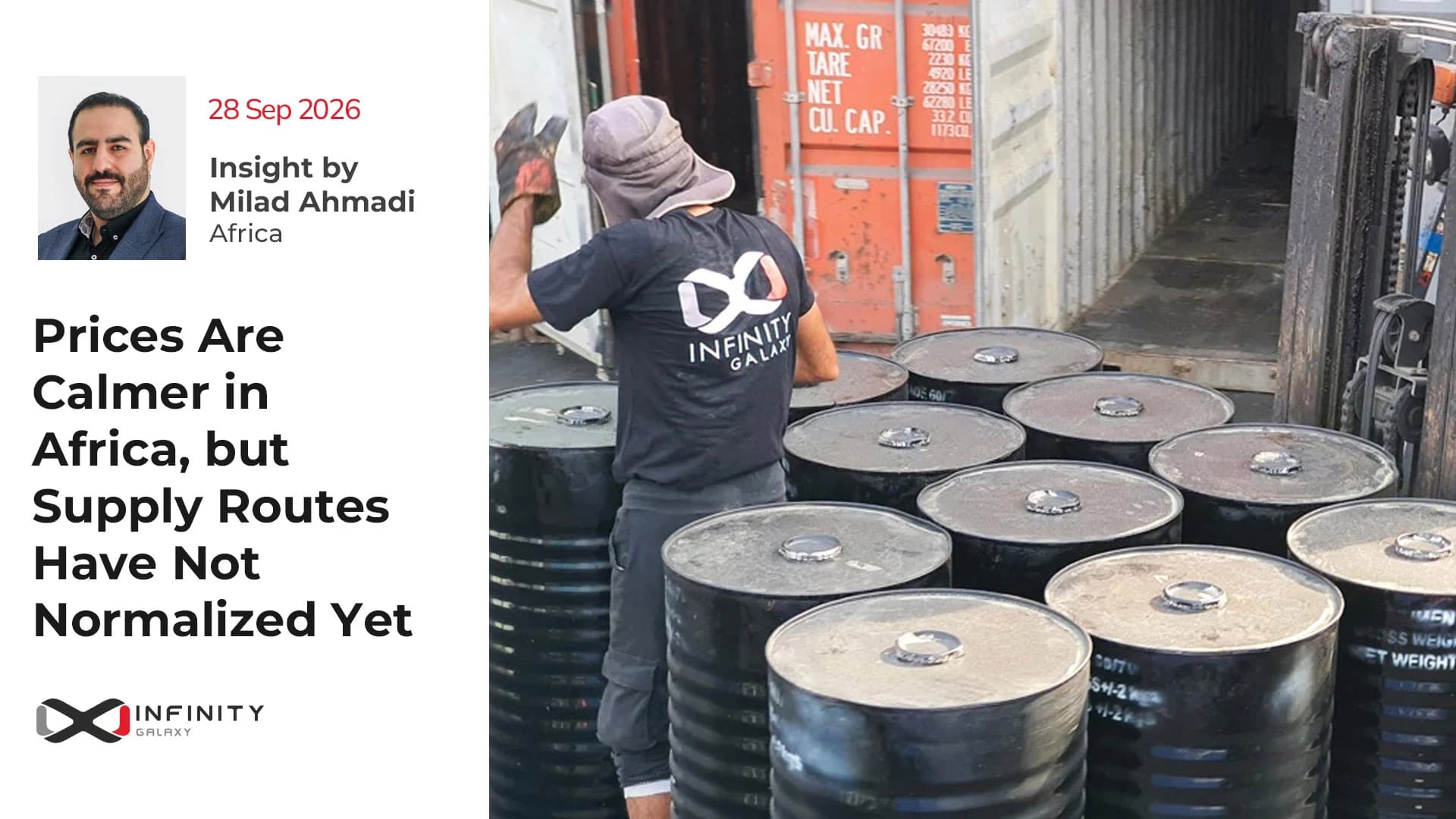 Africa Bitumen Market: Prices Are Calmer, but Supply Routes Have Not Normalized Yet