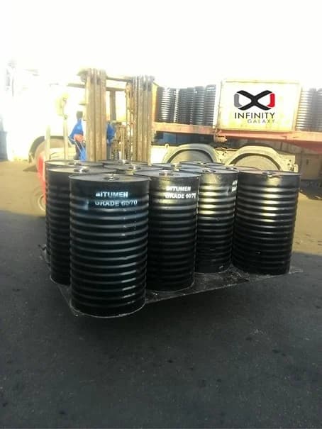 Export of 1,500 MT Bitumen Grade 60/70 in Short Drums by Infinity Galaxy to the Destination of Chittagong in Bangladesh
