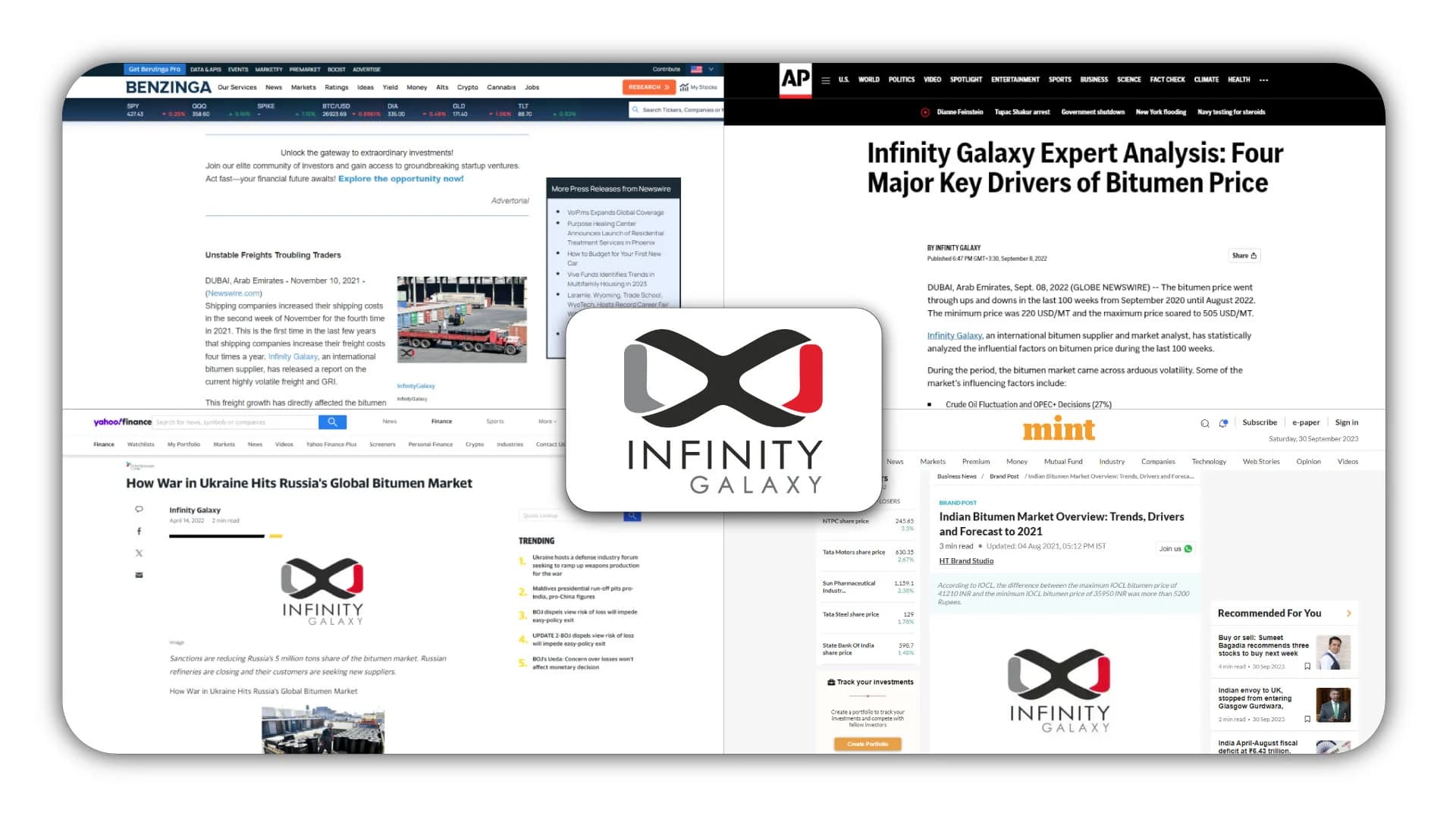 Infinity Galaxy in Media