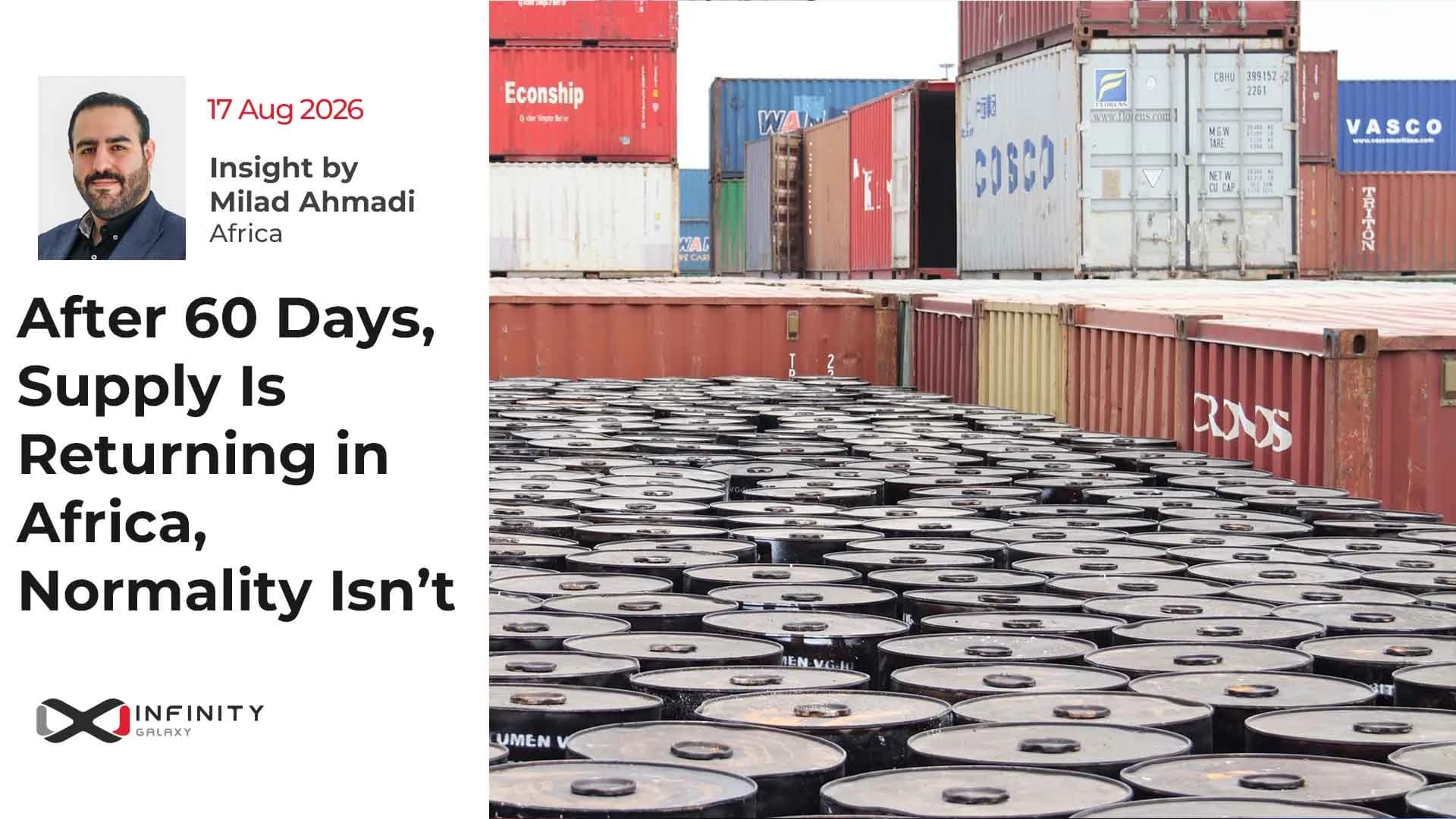 Africa Bitumen Market Update: After 60 Days, Supply Is Returning. Normality Isn’t