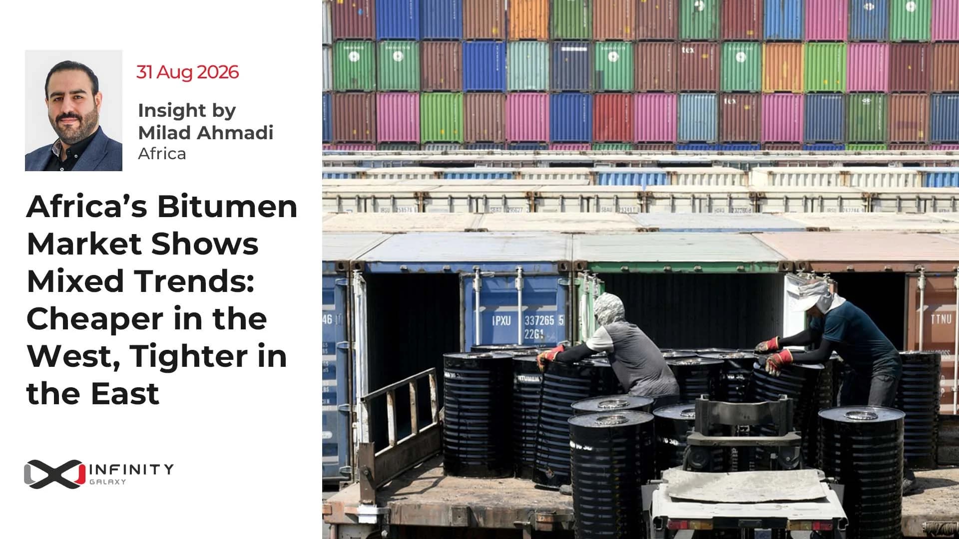 Africa’s Bitumen Market Shows Mixed Trends: Cheaper in the West, Tighter in the East