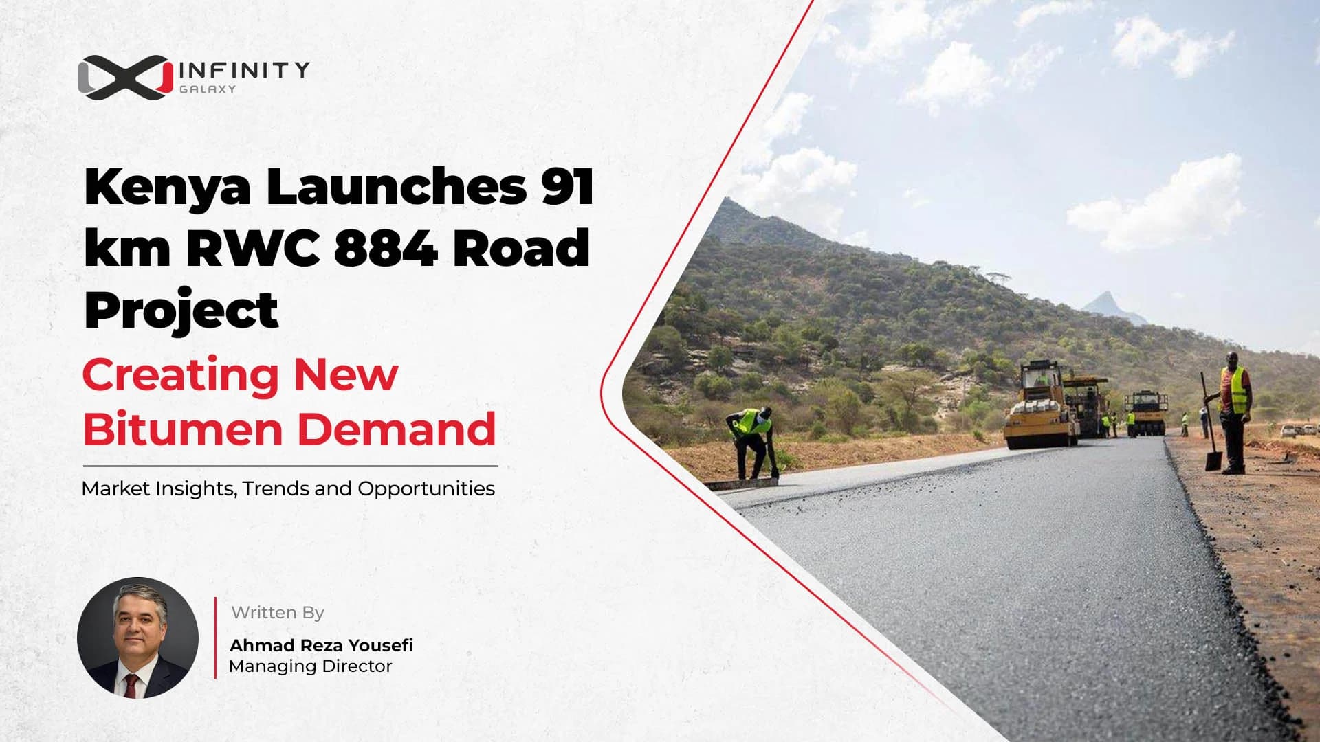 Kenya Launches 91 km RWC 884 Road Project, Creating New Bitumen Demand