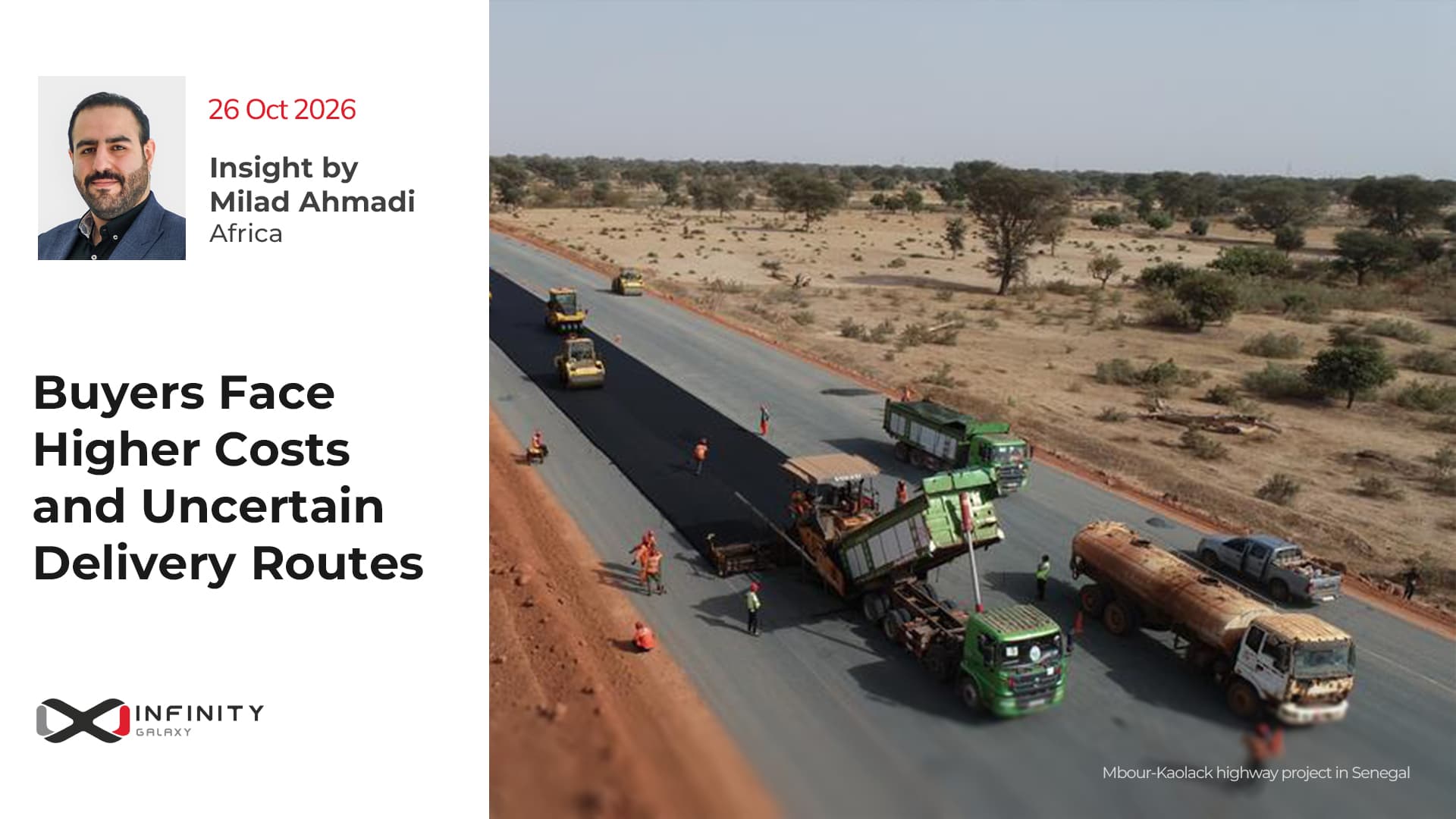Africa Bitumen Market : Buyers Face Higher Costs and Uncertain Delivery Routes