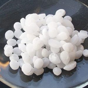 Caustic soda has various forms including liquid, flakes, granular, cubes