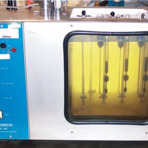 Capillary tube viscometer is very common for testing paving grade and cutback bitumen
