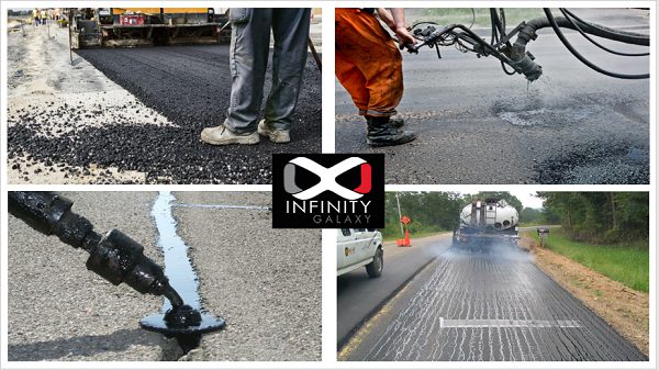 aplication of bitumen emulsion in road construction