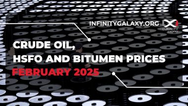 Crude Oil, HSFO and Bitumen Prices February 2025