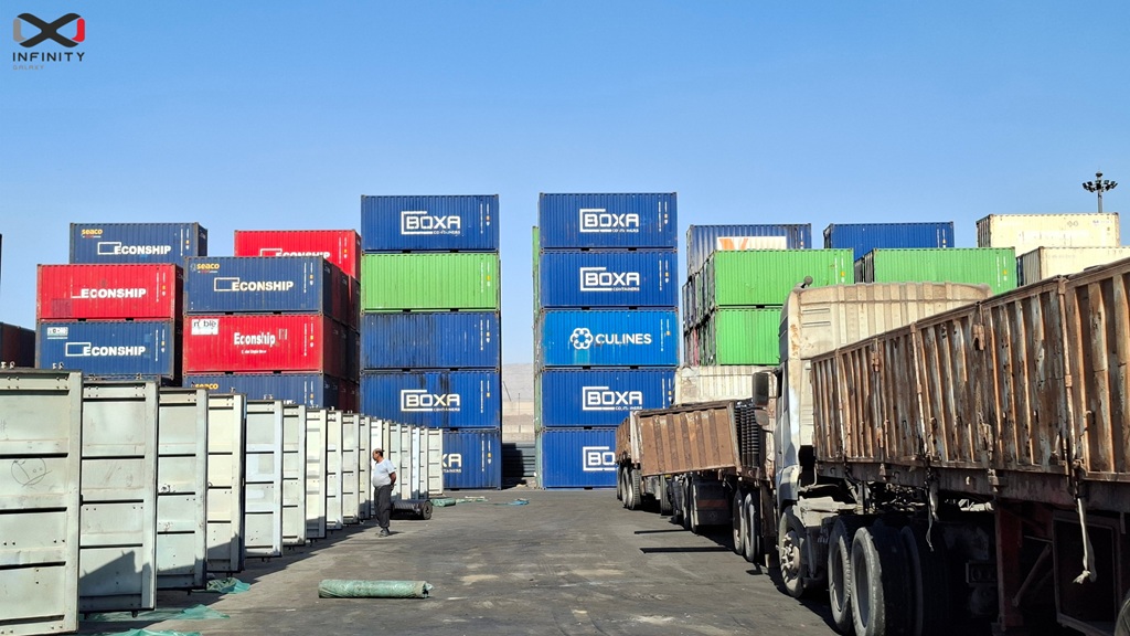 Containers of bitumen