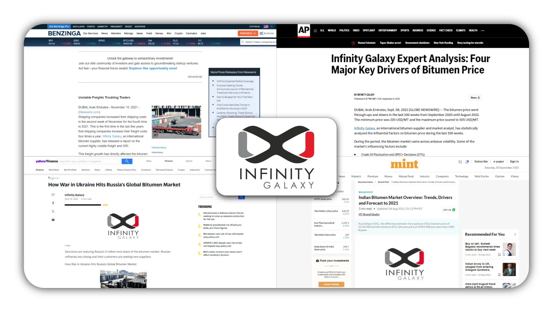 Infinity Galaxy in Media