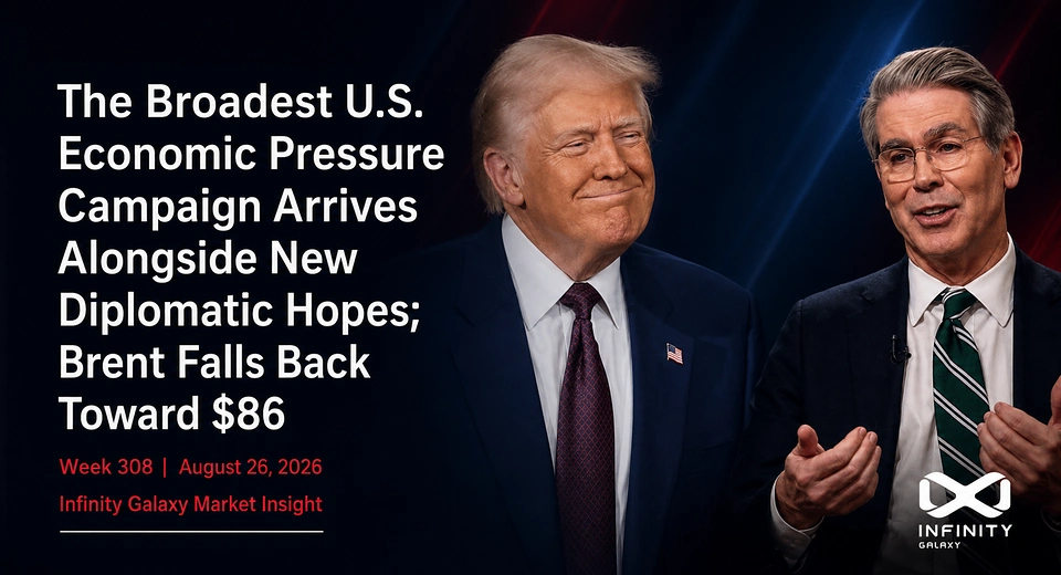 Weekly Bitumen Report: The Broadest U.S. Economic Pressure Campaign Arrives Alongside New Diplomatic Hopes; Brent Falls Back Toward $86