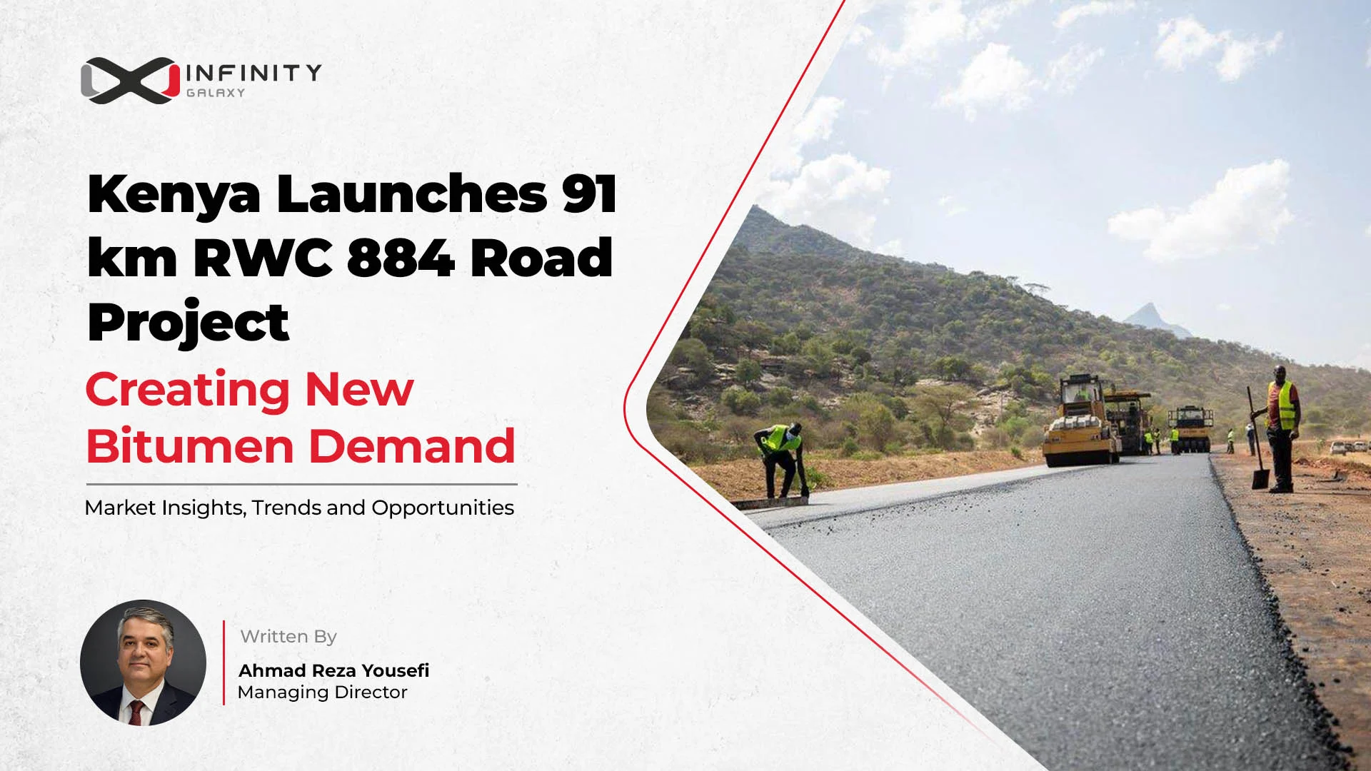 Kenya Launches 91 km RWC 884 Road Project, Creating New Bitumen Demand