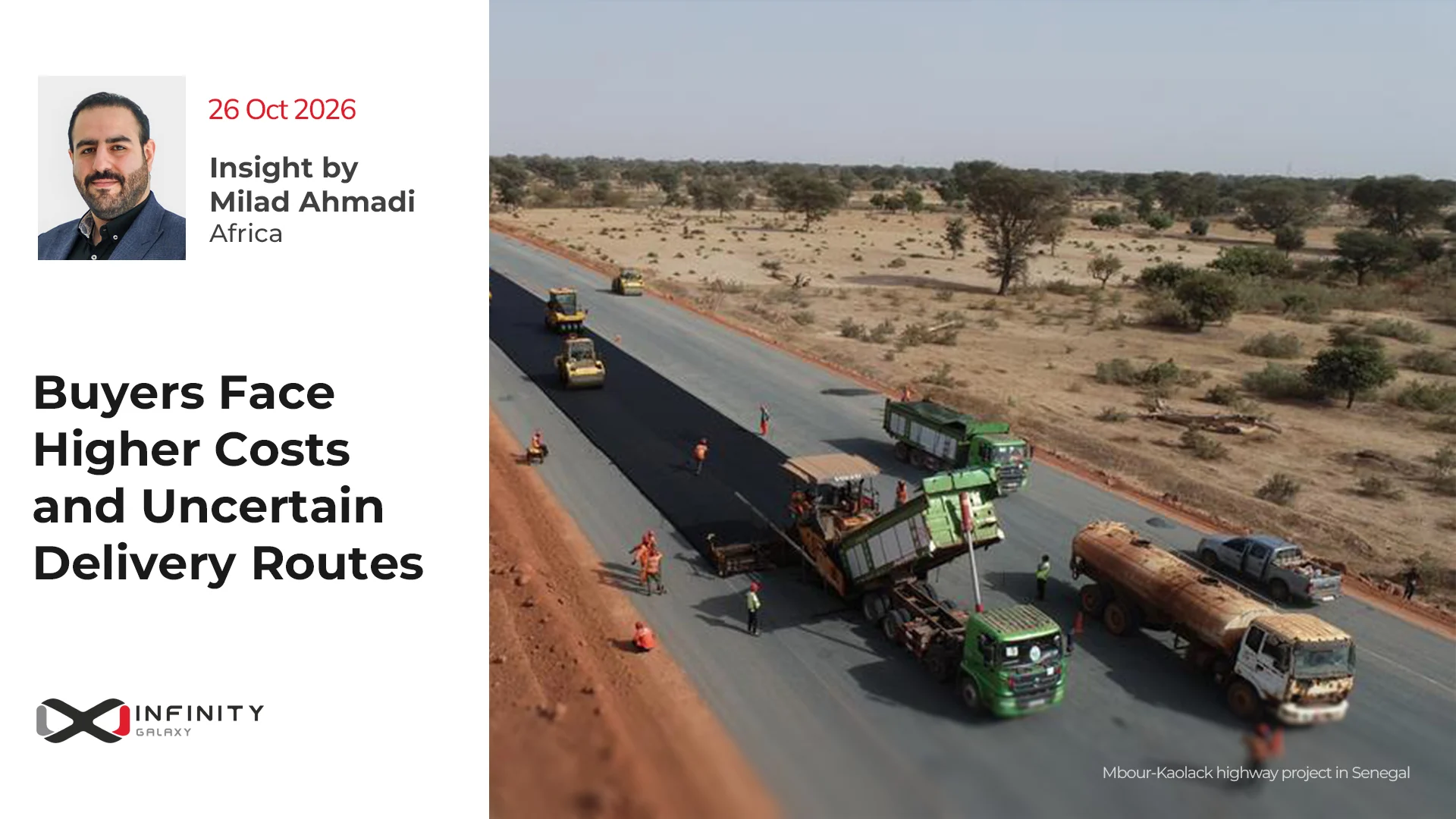 Africa Bitumen Market : Buyers Face Higher Costs and Uncertain Delivery Routes